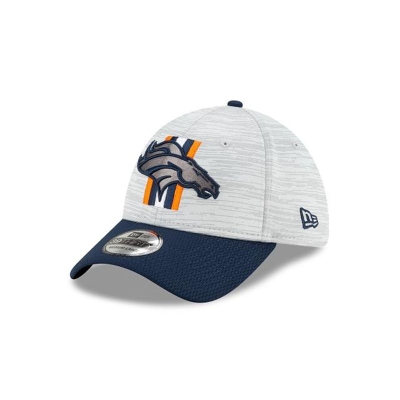 Denver Broncos Gorra | New Era Official NFL Training 39thirty Stretch Fit Cap Mexico - Naranjas